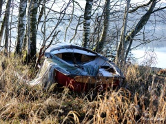 verlassenes Fischerboot